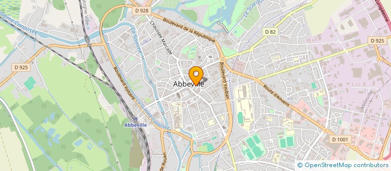 localisation de l'entreprise FLAMANEST à ABBEVILLE