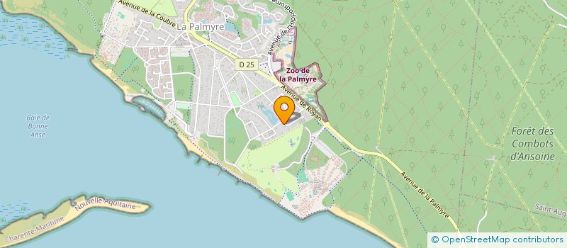 localisation de l'entreprise FLAMANT BLEU  LES MATHES