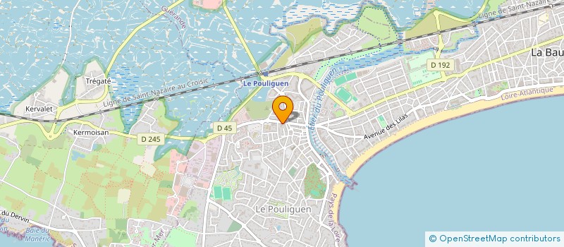 localisation de l'entreprise FLAMANT IMMO  LE POULIGUEN