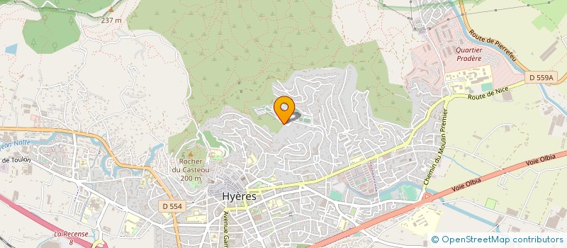 localisation de l'entreprise FLAMANT RHUM  HYERES