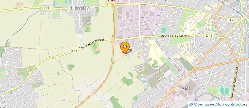 localisation de l'entreprise FLAMANT VERT  BOURGES