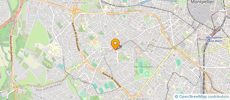 localisation de l'entreprise FLAMANTS ROSES à MONTPELLIER
