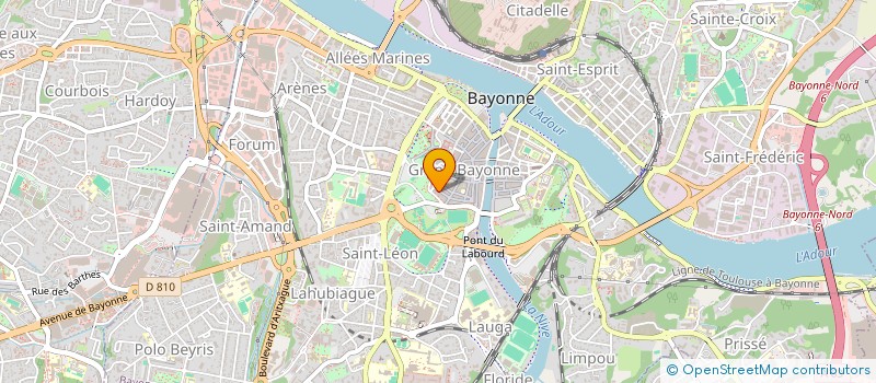 localisation de l'entreprise FLAMAR à BAYONNE