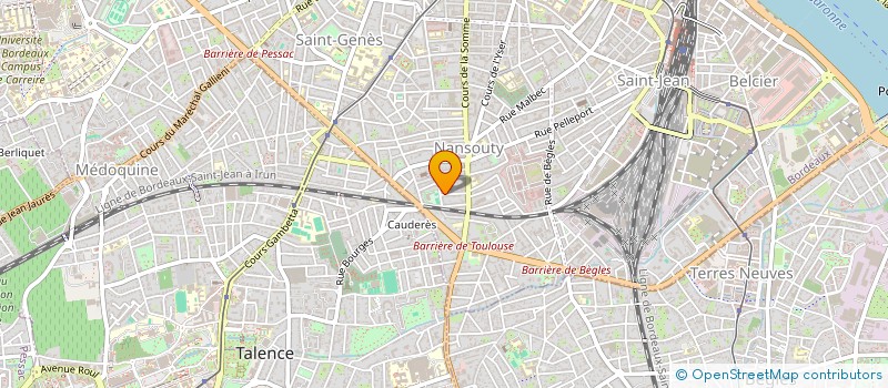 localisation de l'entreprise FLAMARINE à BORDEAUX