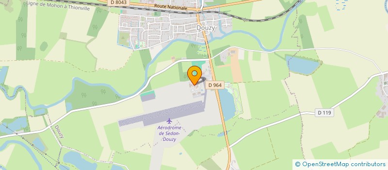 localisation de l'entreprise FLAMBARD ROCHERY  DOUZY