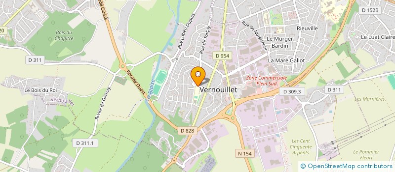 localisation de l'entreprise FLAMBEAU OLYMPIQUE DE VERNOUILLET à VERNOUILLET