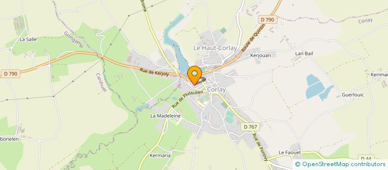 localisation de l'entreprise FLAMBIO CONCEPT à LA HARMOYE