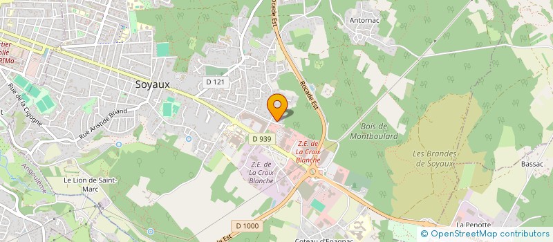 localisation de l'entreprise FLAMBOIS  SOYAUX