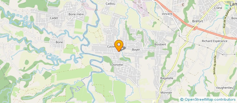 localisation de l'entreprise FLAMBOYANTS DES ILES  LAMENTIN