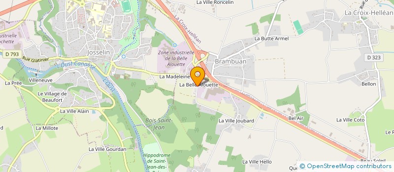 localisation de l'entreprise FLAMBRA  GUILLAC