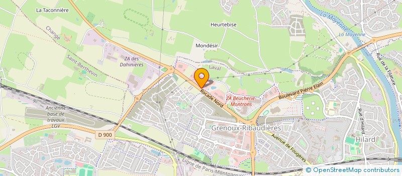 localisation de l'entreprise FLAMDECO à LAVAL