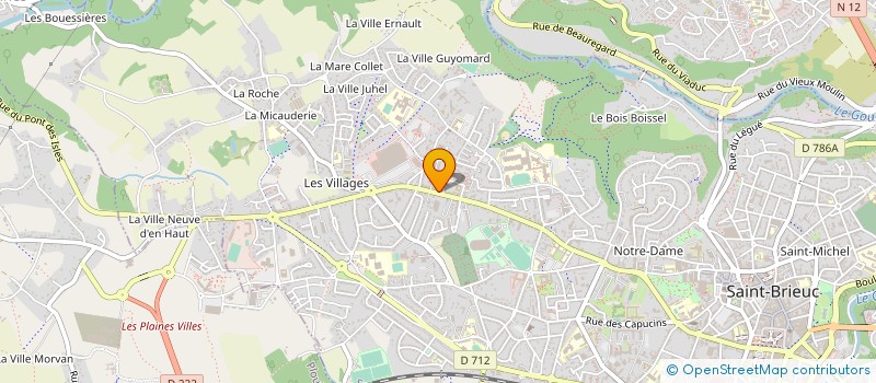 localisation de l'entreprise FLAMDECOR à SAINT-BRIEUC