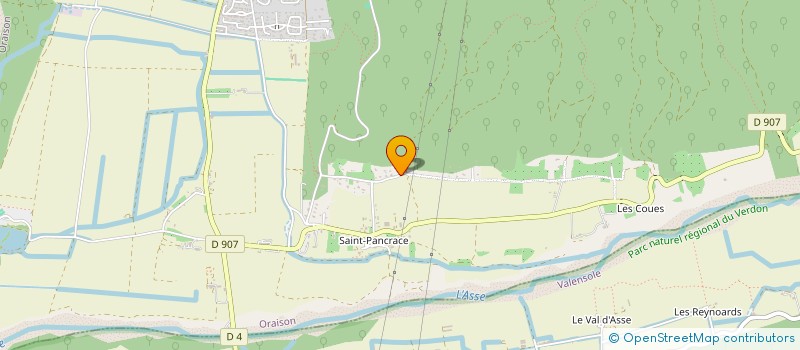 localisation de l'entreprise FLAME  CARPENTRAS