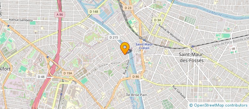 localisation de l'entreprise FLAMEA à CRETEIL