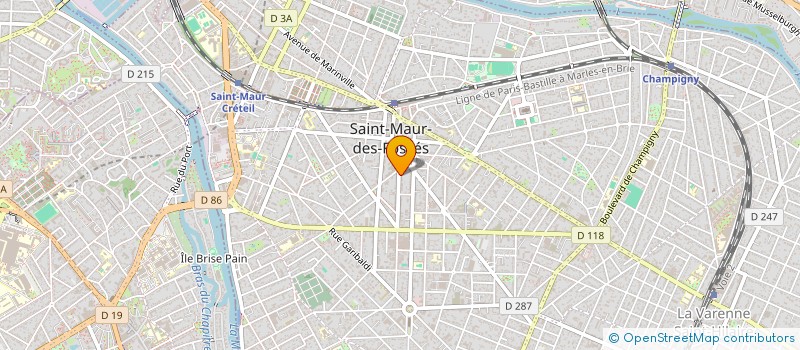 localisation de l'entreprise FLAMEL  SAINT-MAUR-DES-FOSSES