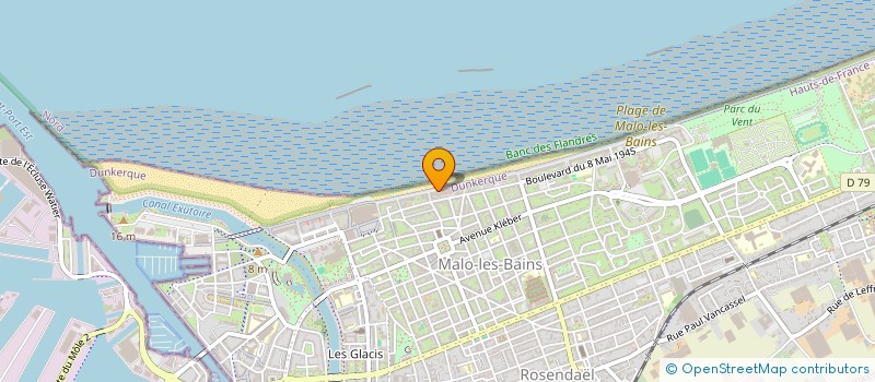 localisation de l'entreprise FLAMENBAERT à DUNKERQUE