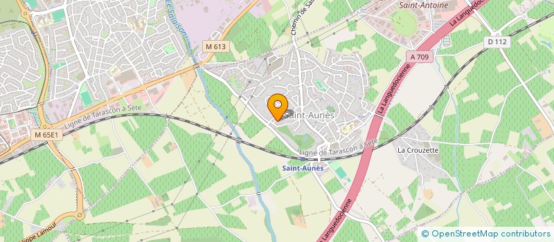 localisation de l'entreprise FLAMENC'ARTE  SAINT-AUNES