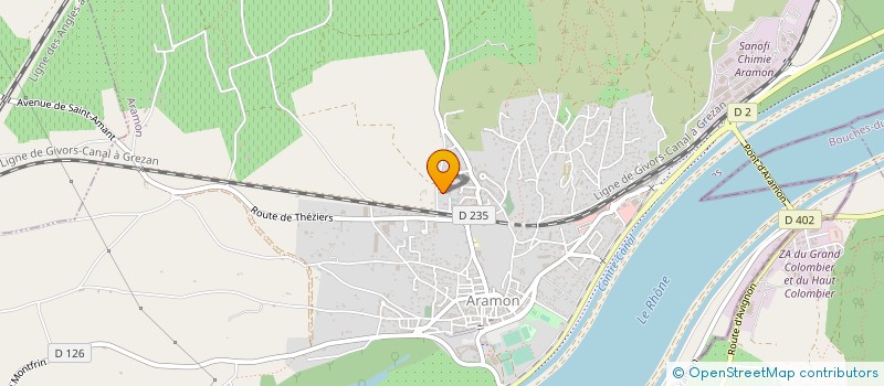 localisation de l'entreprise FLAMENC'O COEUR  ARAMON