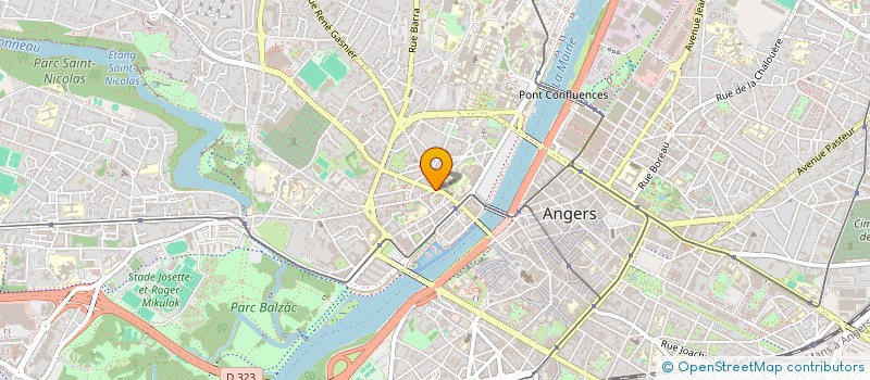 localisation de l'entreprise FLAMENCO 49 à ANGERS