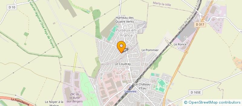 localisation de l'entreprise FLAMENCO ACCORD DE TARANTA  PUISEUX-EN-FRANCE