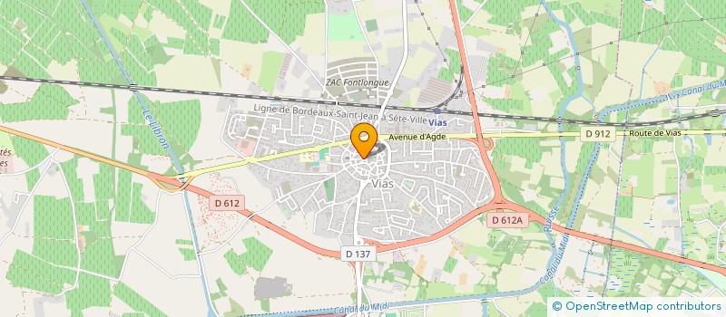 localisation de l'entreprise FLAMENCO AND CO  VIAS