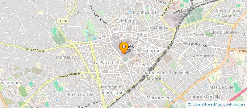localisation de l'entreprise FLAMENCO & NINES  NIMES