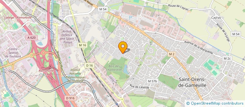 localisation de l'entreprise FLAMENCO TOULOUSE  SAINT-ORENS-DE-GAMEVILLE