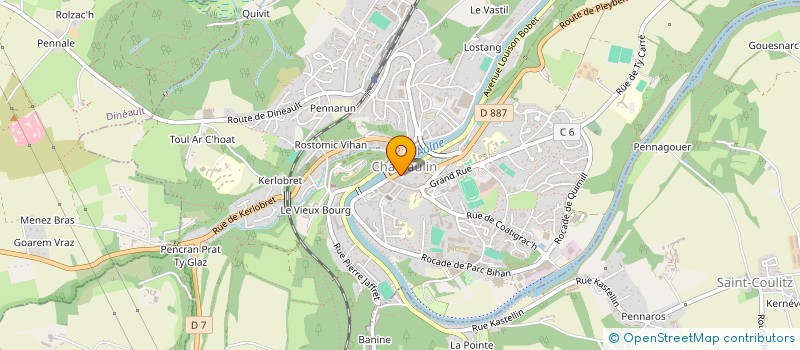 localisation de l'entreprise FLAMENGO  CHATEAULIN