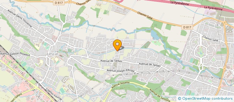 localisation de l'entreprise FLAMENK'ART  LESCAR