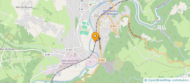 localisation de l'entreprise FLAMENK'OOLE  VILLEFRANCHE-DE-ROUERGUE