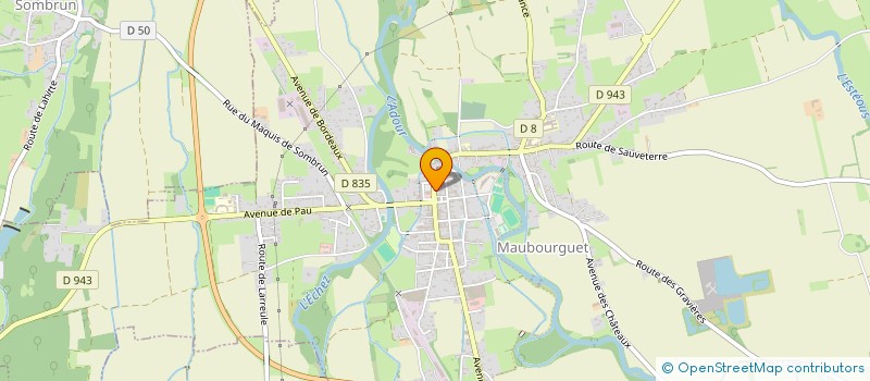 localisation de l'entreprise FLAMENT à MAUBOURGUET