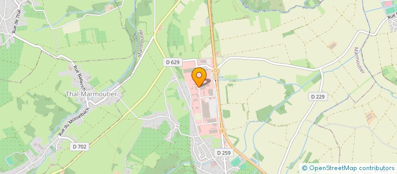 localisation de l'entreprise FLAMENT CALORIFUGE ISOLATION à MARMOUTIER