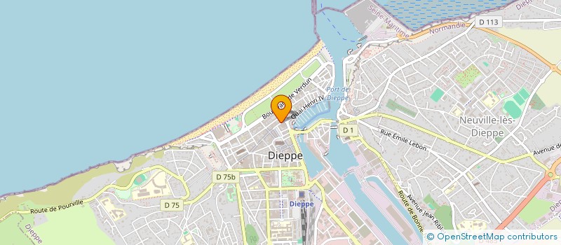 localisation de l'entreprise FLAMENT CAROLINE à DIEPPE