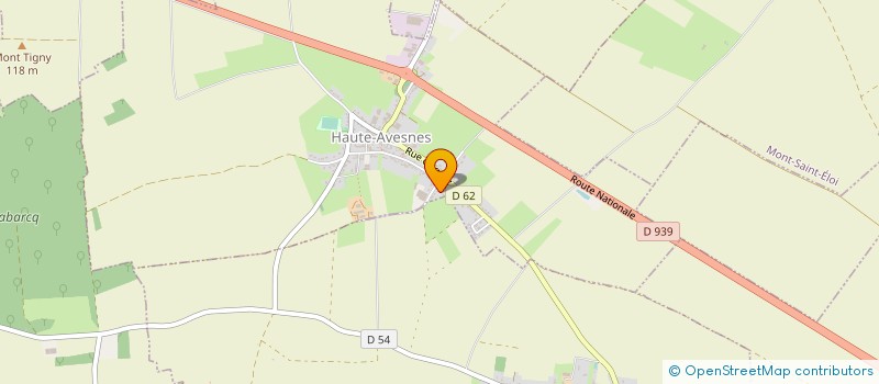 localisation de l'entreprise FLAMENT ET LESAGE à HAUTE-AVESNES