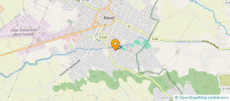 localisation de l'entreprise FLAMERIC  REVEL