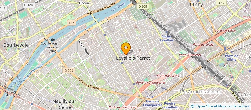 localisation de l'entreprise FLAMINGO à LEVALLOIS-PERRET