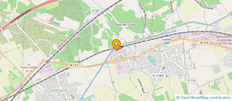 localisation de l'entreprise FLAMINGO  LUNEL-VIEL