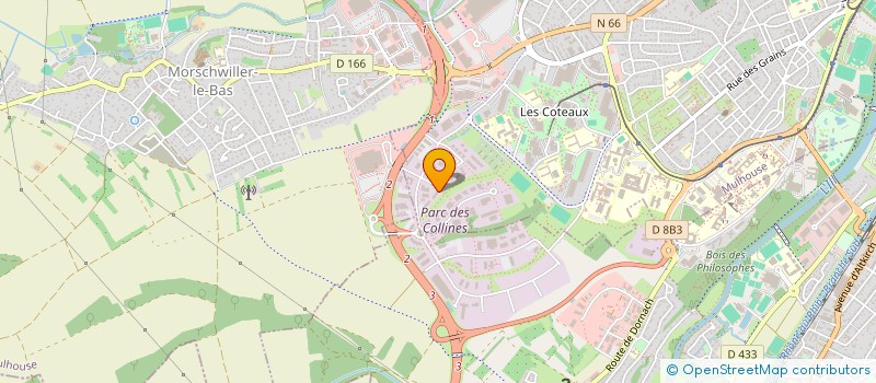 localisation de l'entreprise FLAMINGO à MULHOUSE