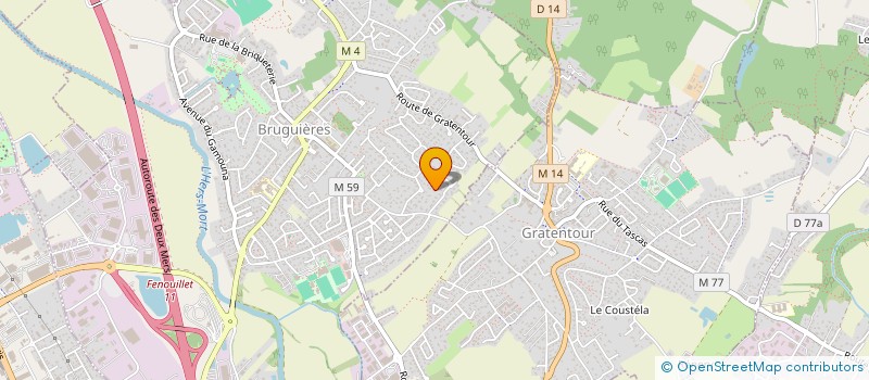 localisation de l'entreprise FLAMINGO COMMERCE  BRUGUIERES