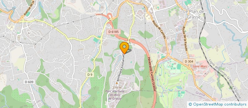 localisation de l'entreprise FLAMINGO FLORIDA  GRASSE