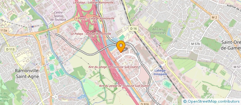 localisation de l'entreprise FLAMINGO SUNRISE  LABEGE