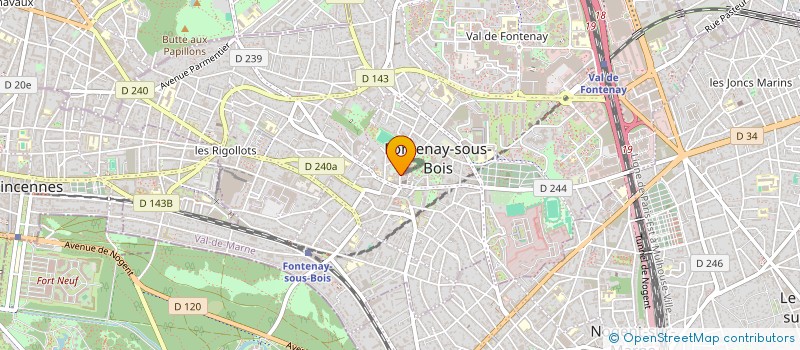 localisation de l'entreprise FLAMINGOS à FONTENAY-SOUS-BOIS