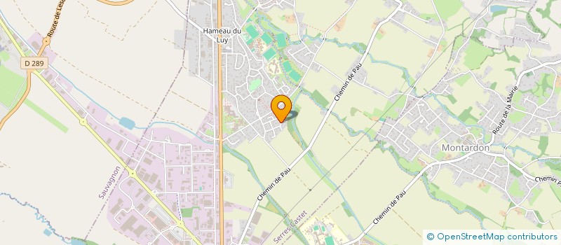 localisation de l'entreprise FLAMK à SERRES-CASTET