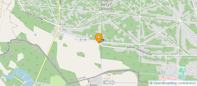 localisation de l'entreprise FLAMLYS  LAMORLAYE