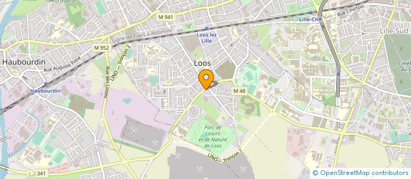 localisation de l'entreprise FLAMM  VALENCIENNES