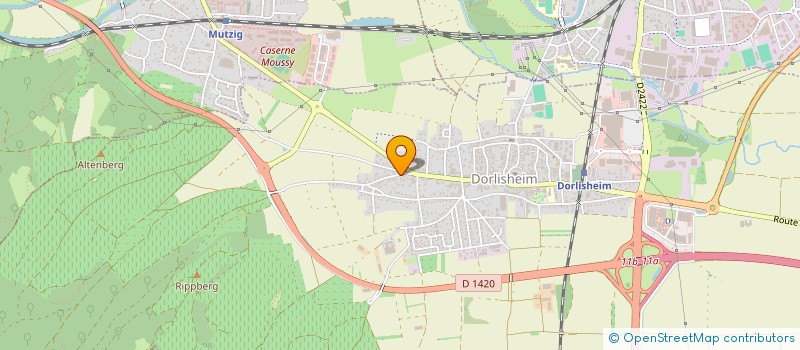 localisation de l'entreprise FLAMM GROUPE  DORLISHEIM