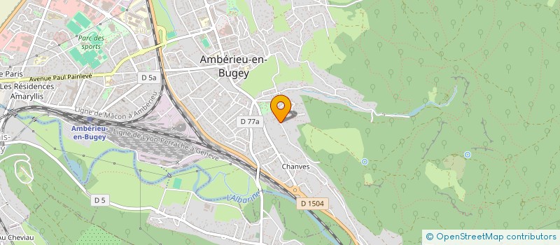 localisation de l'entreprise FLAMMANG-CONSEIL à AMBERIEU-EN-BUGEY