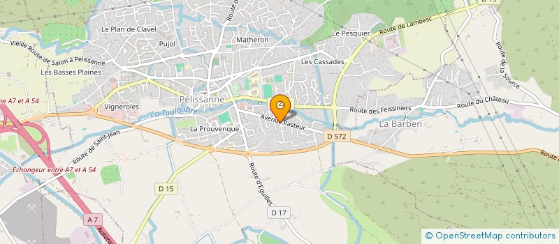 localisation de l'entreprise FLAMME ACTUELLE à PELISSANNE