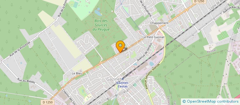 localisation de l'entreprise FLAMME CONCEPT à PESSAC