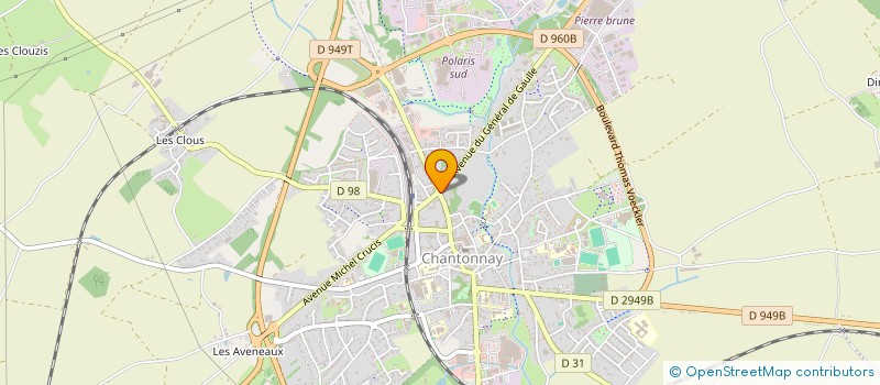 localisation de l'entreprise FLAMME DE LA LIBERTE  CHANTONNAY